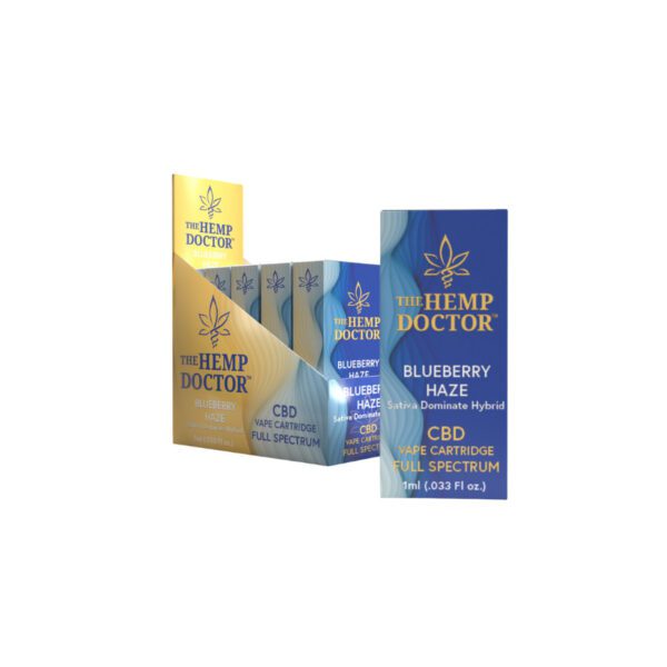 Blueberry Haze CBD vape cartridge 1ml