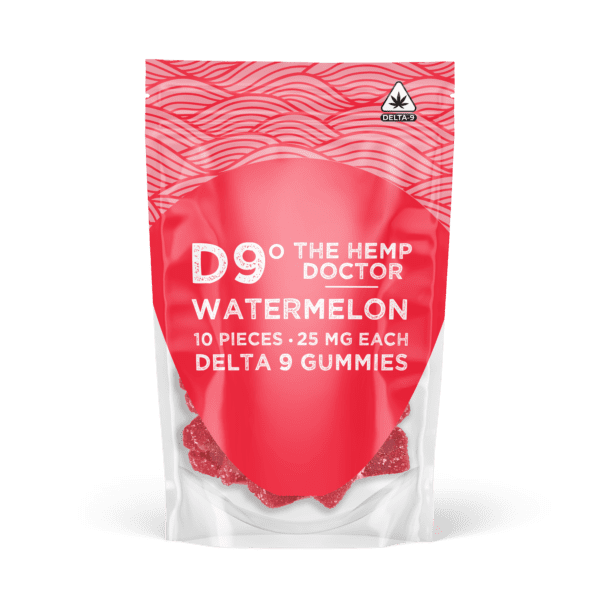 D9 THC Gummies Watermelon 10ct