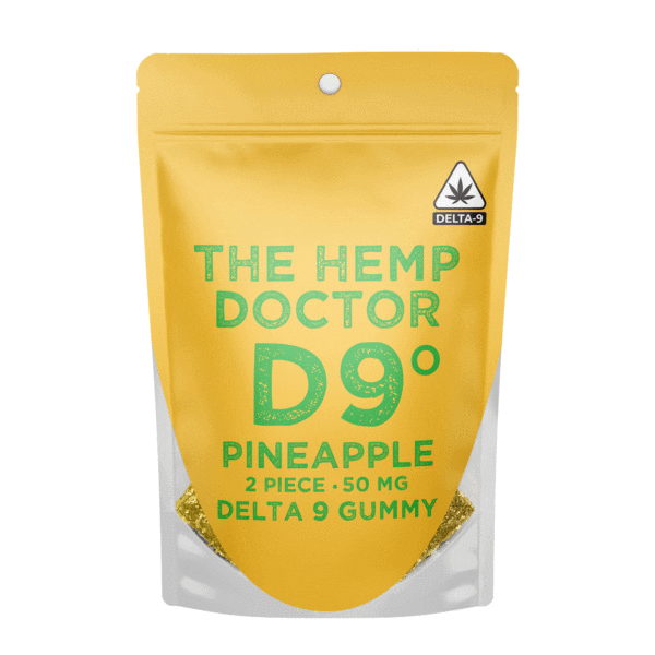 D9 THC Gummies Pineapple 2ct