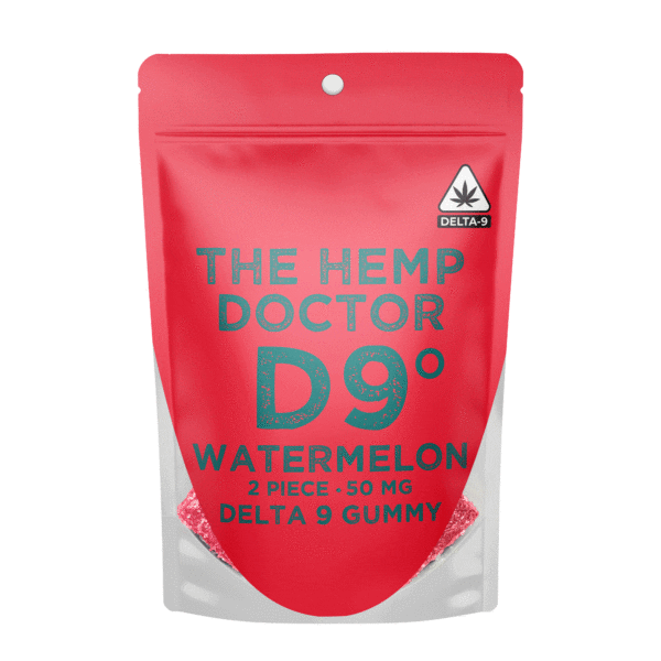 D9 THC Gummies Watermelon 2ct