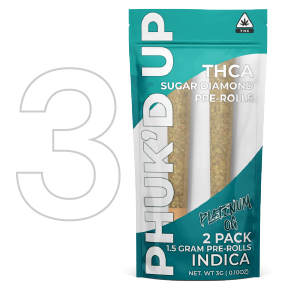 #3 - 2ct Phuk'd Up THCA Sugar Diamond Pre-rolls by The Hemp Doctor