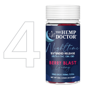 #4 - Extended Release Nighttime Gummies by The Hemp Doctor