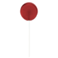 Single Lifted Lollipop - (Unwrapped) Cherry Flavor