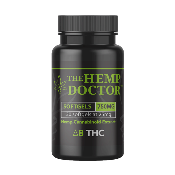 The Hemp Doctor's Delta 8 THC Softgels