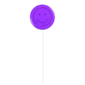 Single Lifted Lollipop - (Unwrapped) Grape Flavor