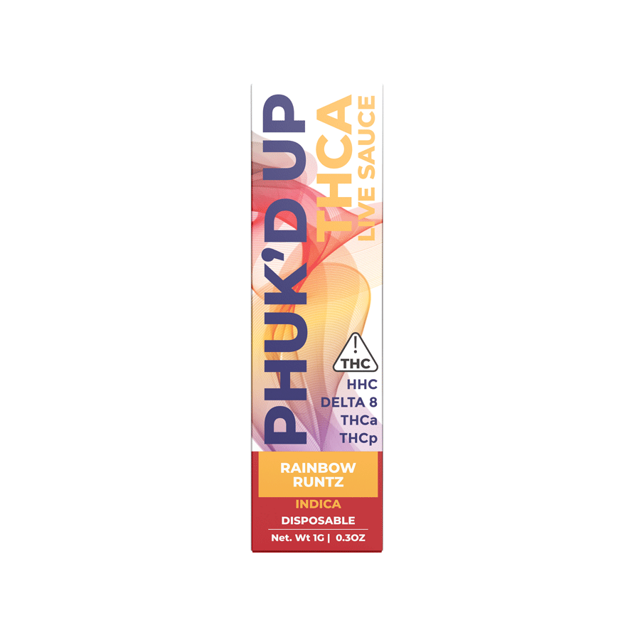 IMAGE FRONT KAYO 1G LIVE SAUCE DISPOSABLE FRONT RAINBOW RUNTZ