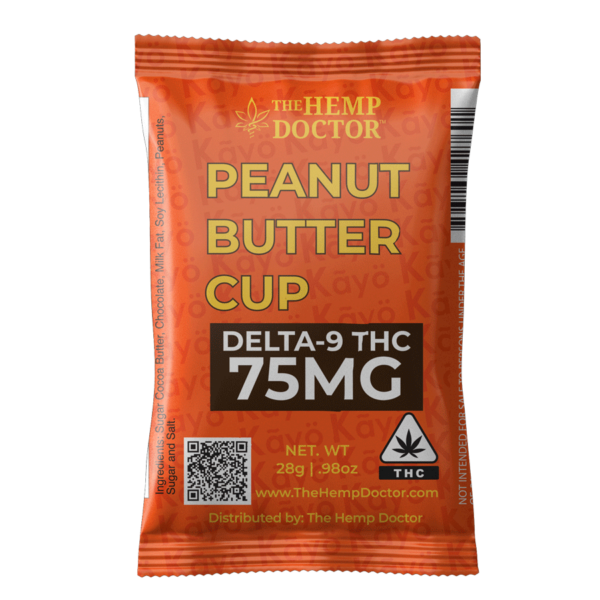 THC Peanut Butter Cup | 75MG D9 THC