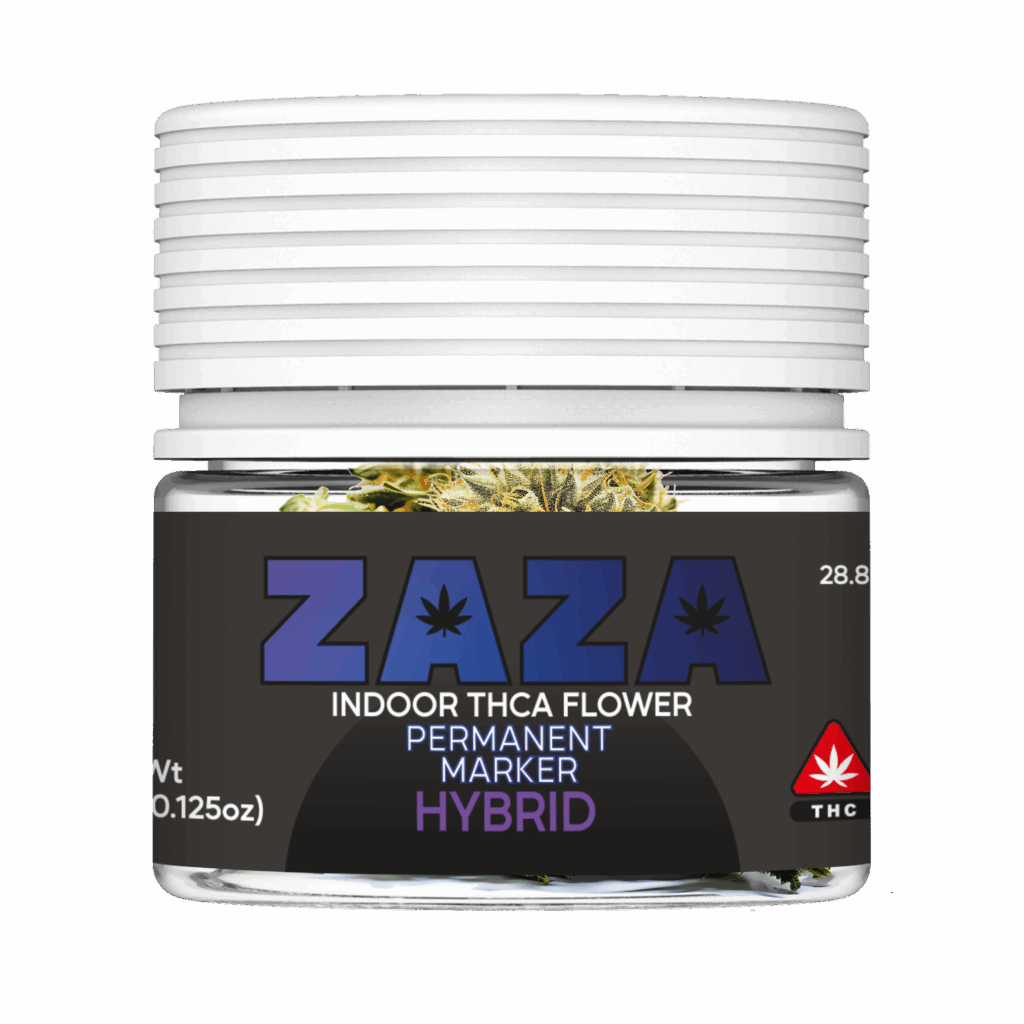 Native mock PERMANENT MARKER ZAZA 3.5G CB SP JAR FRONT