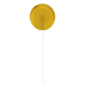 Single Lifted Lollipop - (Unwrapped) Pineapple Flavor