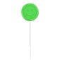 Single Lifted Lollipop - (Unwrapped) Sour Apple Flavor