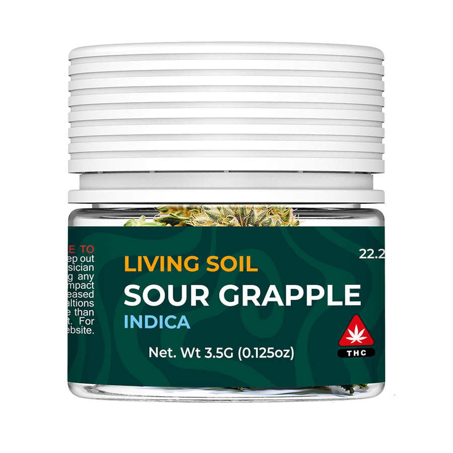mock Sour Grapple Living soil 3.5G CB SP JAR FRONT